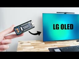 Upgrading my OLED TV with a Motion Sensor | OLED 4K TV as a PC Monitor