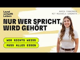 PODCAST | #202 Nur wer spricht, wird gehört | Michaela Sandmayr – mit Maria Fanninger