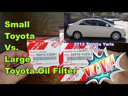 Toyota Oil Filter 90915 YZZN1 vs. 90915 YZZD3 Cut Open Comparison