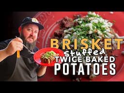 Brisket Loaded Twice Baked Potatoes | Chef Tom X All Things Barbecue