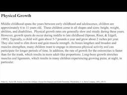 Ch.10 Physical Growth