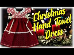 Christmas Hand Towel Dress | The Sewing Room Channel