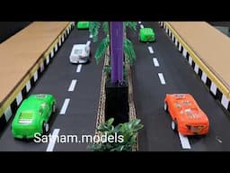 Traffic reduce model ||  traffic control model || emergency road model for school exhibition