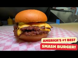 America's #1 BEST Smash Burger is in a GAS STATION! 100 Foods to Try Before You Die #70