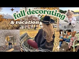 FALL DECORATIONS & VACATION | Casey Holmes Vlogs