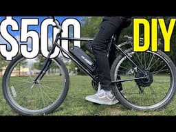 $500 DIY Electric Bike Kit! (500w, Battery, PAS, throttle)