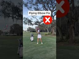 Let’s Fix That Elbow #golf #golflessons #golfinstruction