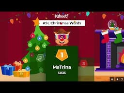 Christmas Signs Language for Kids- ASL Kids Club Sign Language Games For Kids/ ASL Practice Quiz