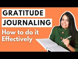 How to Gratitude Journal | Gratitude Journal Ideas | Journaling Tips for Beginners | Hindi + English