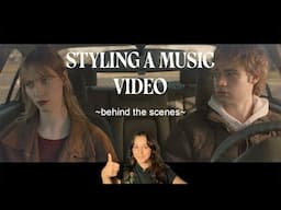 behind the scenes of styling a music video