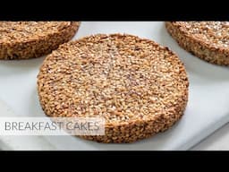 BREAKFAST CAKES | 2 ingredients | no sugar, no dairy, no eggs, no grains