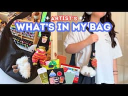 What's In My Bag 🎨👜 Artist Edition | Everyday Essentials