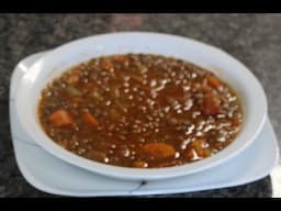 Italian Inspired lentil Soup Recipe