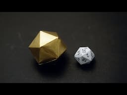 SINGLE SHEET ORIGAMI ICOSAHEDRON (Jo Nakashima & Shuzo Fujimoto)