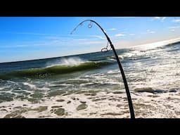 Rough Surf Hides Lots of Fish! An Hour of Uncut Surfcasting!