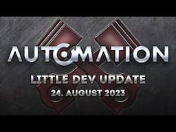 Little Dev Update: 24. August 2023 (Ellisbury Update)