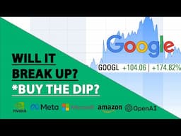 GOOGLE STOCK ANALYSIS - Will It Break Up? Buy the Dip?