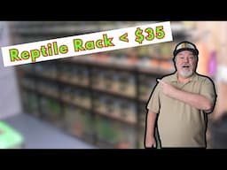 You Can Build a Reptile Rack For Less Than $35 !   🦎🦎