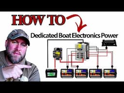 Simple Dedicated Boat Electronics Power with Garmin LiveScope & Echomap 106 Ultra