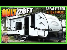 ½ Tons will Handle This All Day Long! 2025 Grey Wolf 22CE Couple's Camping Travel Trailer