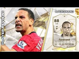 THE PERFECT DEFENDER!!!! 88 RATED ICON RIO FERDINAND PLAYER REVIEW - EA FC25 ULTIMATE TEAM