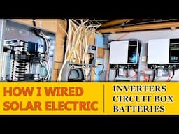 DIY - Wire Solar Panels to Breaker Box Electric - Growatt Inverter 3000