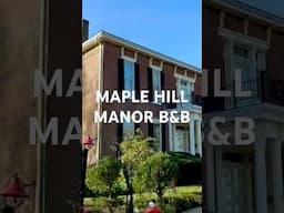 HAUNTED MAPLE HILL MANOR BED & BREAKFAST REVIEW.