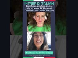 JOIN INTREPID ITALIAN 🚀🇮🇹 Registrations NOW OPEN 🔗IntrepidItalian.com (Sheila's Testimonial)