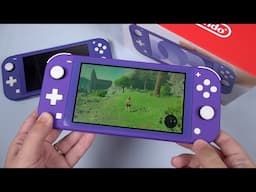 Unboxing Blue Switch Lite: NOW It's Purple 😂 [Shell Swap]