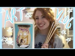 Blooming March Art Vlog