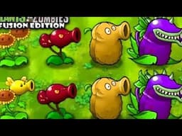 Plants vs Zombies Fusion Adventure - New Game - Night Stage Stage