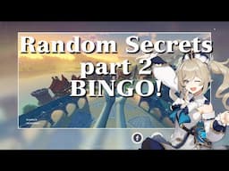 Genshin Impact - Random Secrets Part 2 Bingo!