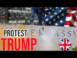 Trump Wins: Leftists Protest at the American Embassy in London