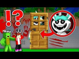 How JJ and Mikey Found SCARY CRAFTYCORN Inseide BIGGEST DOOR in Minecraft Maizen