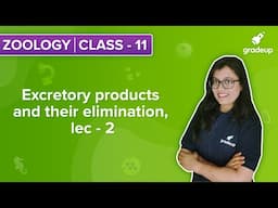 Excretory products and their elimination lecture-2