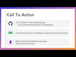 Contoso Traders, cloud testing demo overview