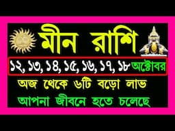 মীন রাশি আজ থেকে সাত দিনের মধ্যে ৬টি লাভ হবে|Meen Rashi October 2024|Meen Rasi 2024|Pisces