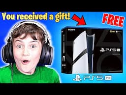 Gifting Little Bro *NEW* PS5 PRO! (FREE)