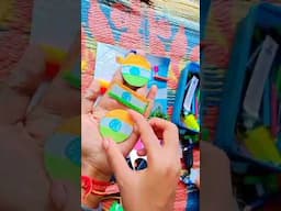 Independence Day Badge Making *tricolour craft ideas*🇮🇳 #shorts #independenceday #diy #ytshorts #DIY