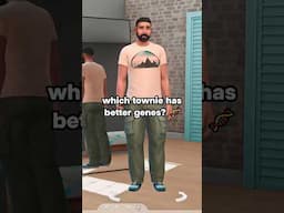 Which sims 4 townie has better genes? #thesims #sims4 #gaming #shorts