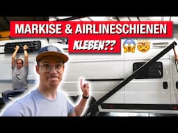 MARKISE & AIRLINESCHIENEN ➡︎ KLEBEN??? ❌😱🤯 Geht das gut? // Thule Omnistor 5200 + Sandbleche