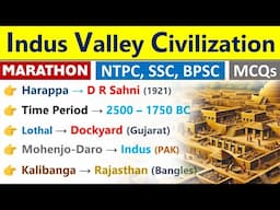 Indus Valley Civilization | Complete Video | Top MCQs | Ancient History | Indus Valley Civilization