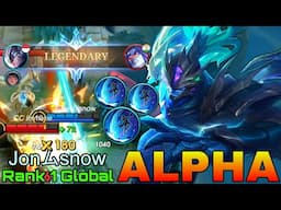 Legendary Alpha Deadly Jungler - Top 1 Global Alpha by Jonムsnow - Mobile Legends