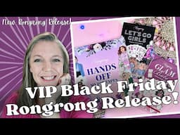 Rongrong Devoe NEW Black Friday Release 2024 || VIP Access Sticker Books & PET Tape Storage Album!