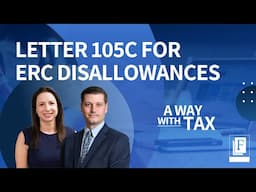 Letter 105C for ERC Disallowances