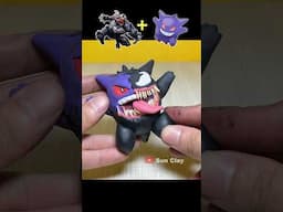 Amazing! Clay-Made Venom x Gengar | #Shorts #Venom