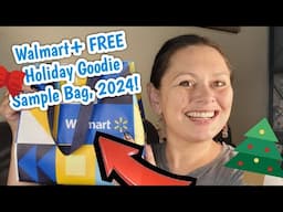 Walmart Holiday FREE Goodie Bag, 2024! Frugal Mama Reveals & Reviews!