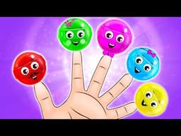 🔴  Lollipops Finger Family Song With Colorful Lollipops and more Kids Songs Nursery Rhyme Street