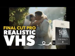 Realistic VHS Effect for Final Cut Pro (Links) Plugin Download for 90's Retro Vibes!