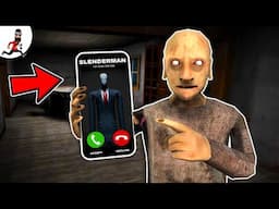 Slender man call Grandpa  ► funny horror granny game animation